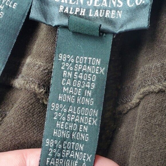 Vintage 1990s Womens Lauren Ralph Lauren Green High waisted high rise Je… - Picture 8 of 14